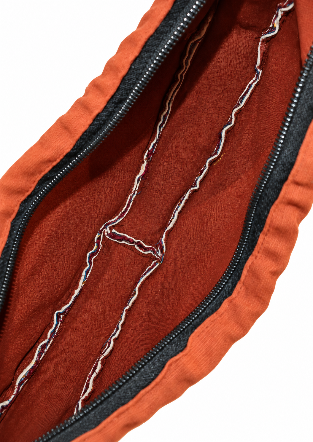 Image of Handmade Burgundy Embroidered Hobo Bag | Vivienne