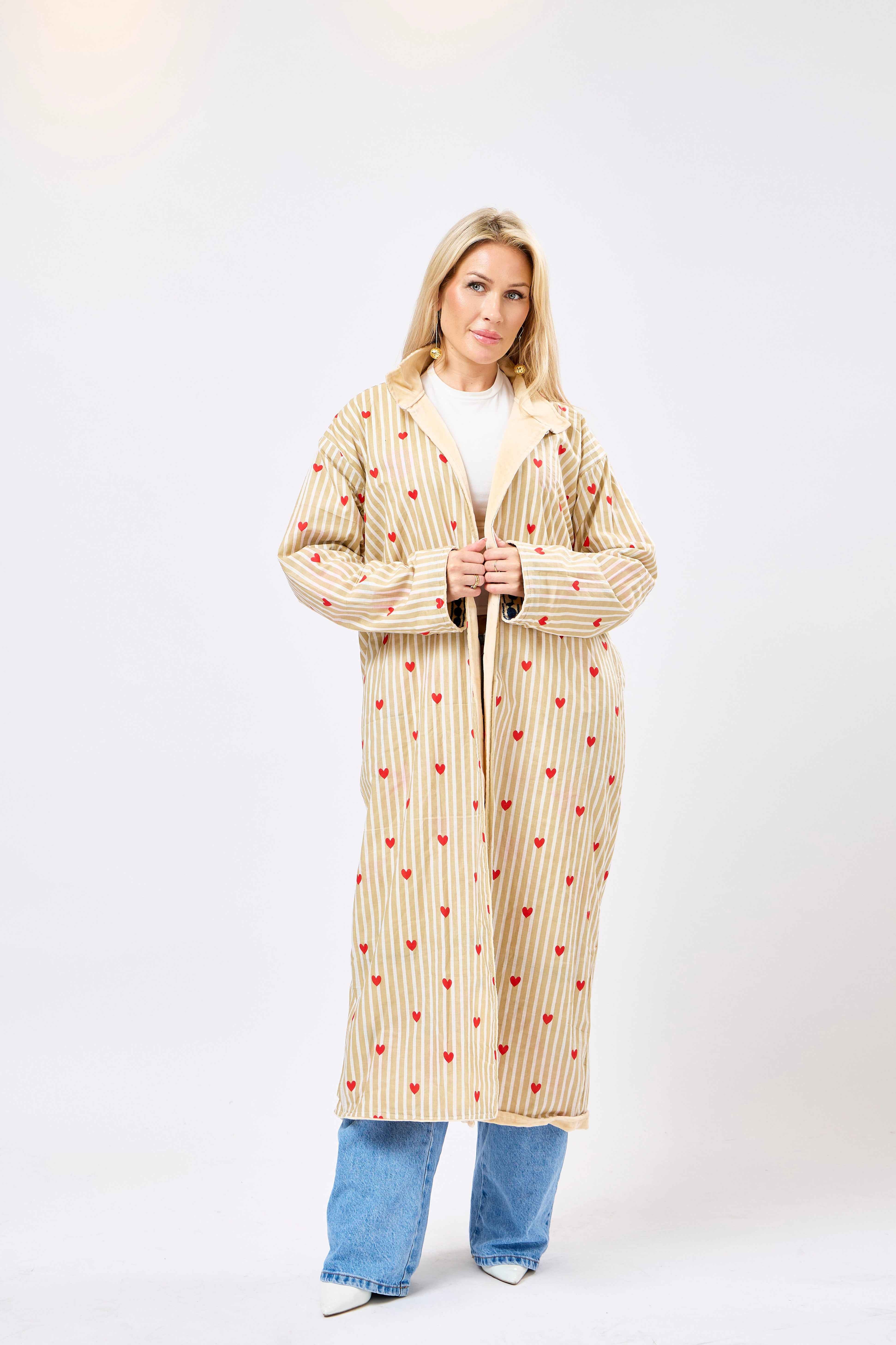 Image of Solara Long Velvet Jacket