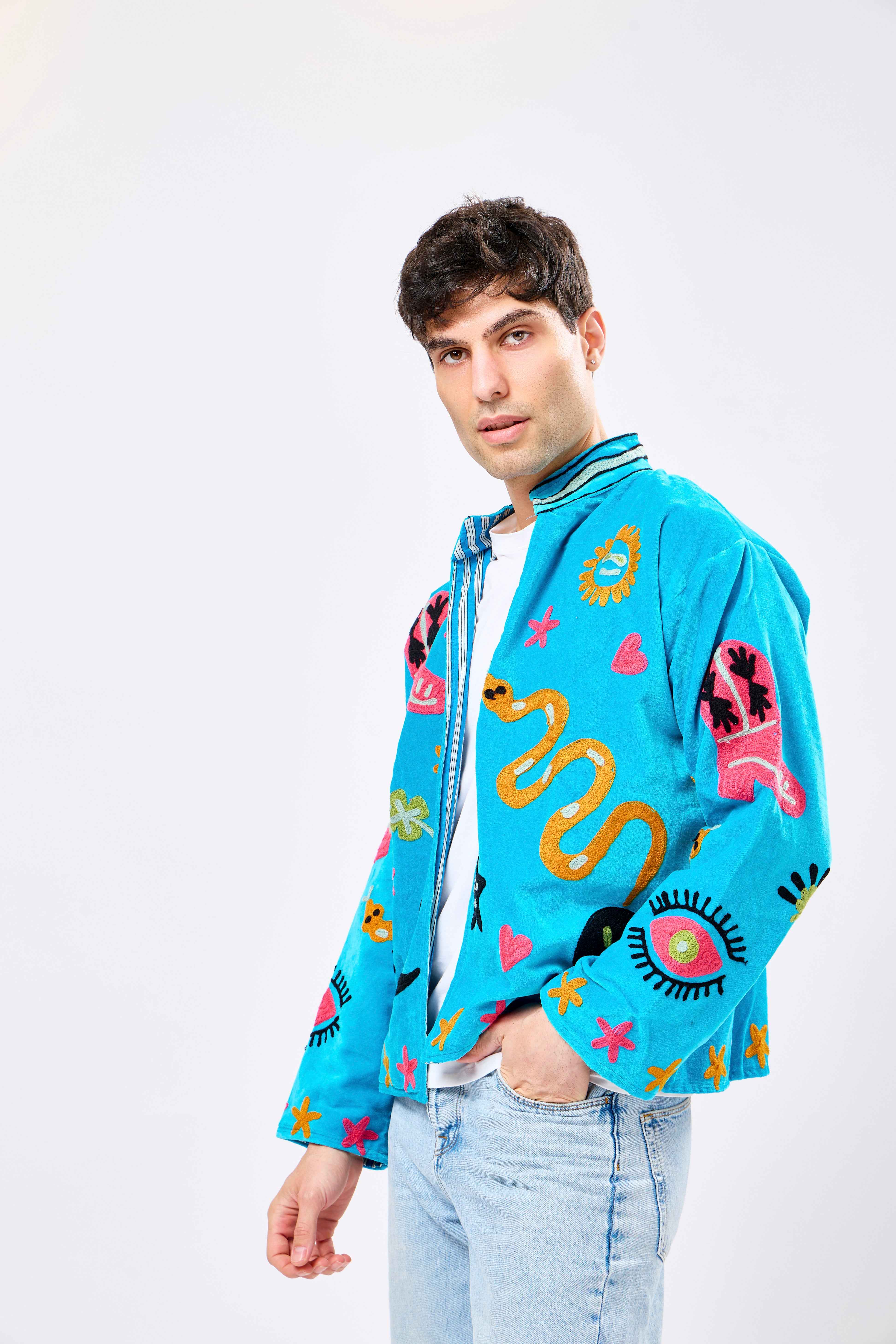 Image of Serpelle Short Velvet Jacket