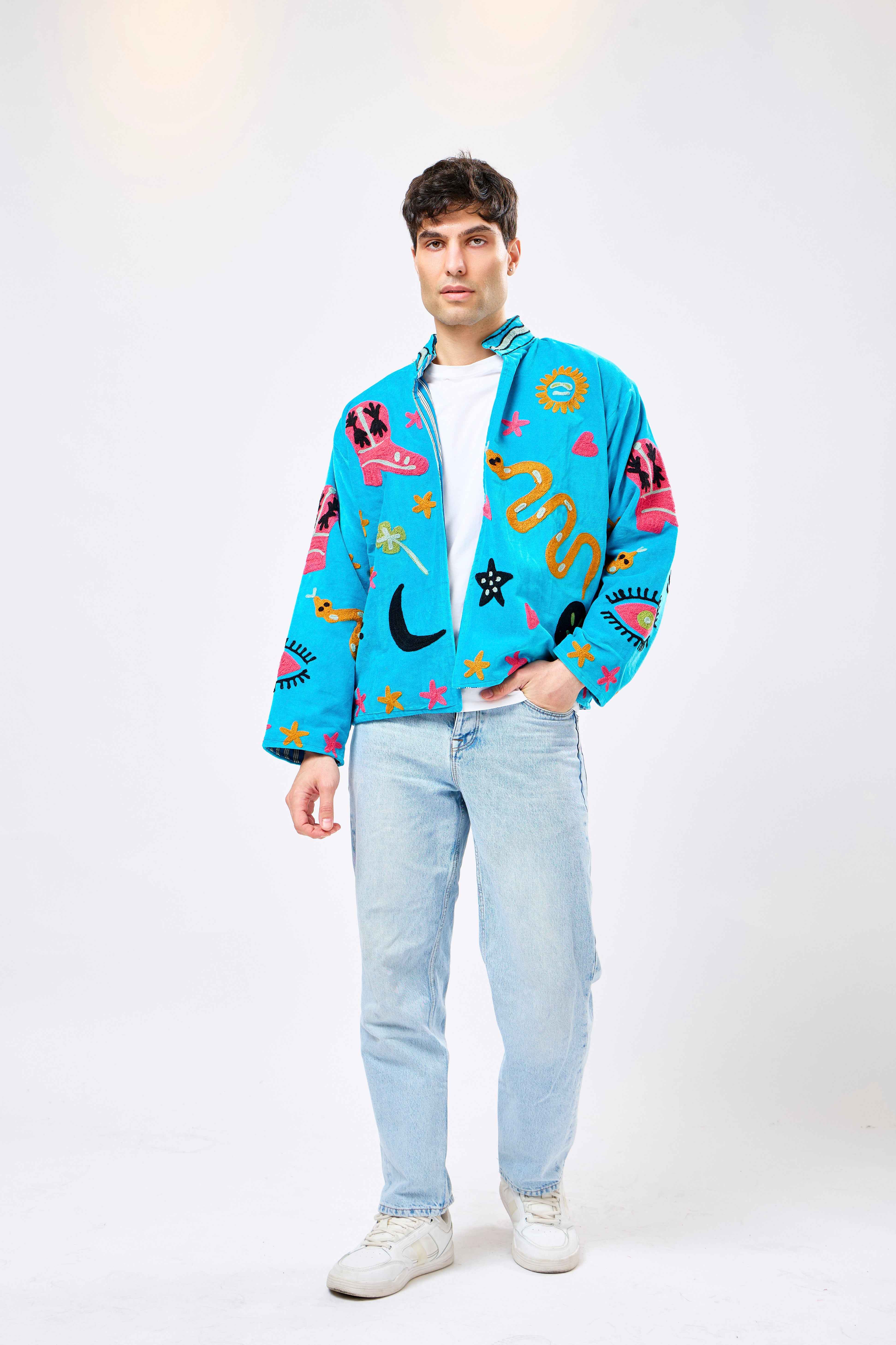 Image of Serpelle Short Velvet Jacket