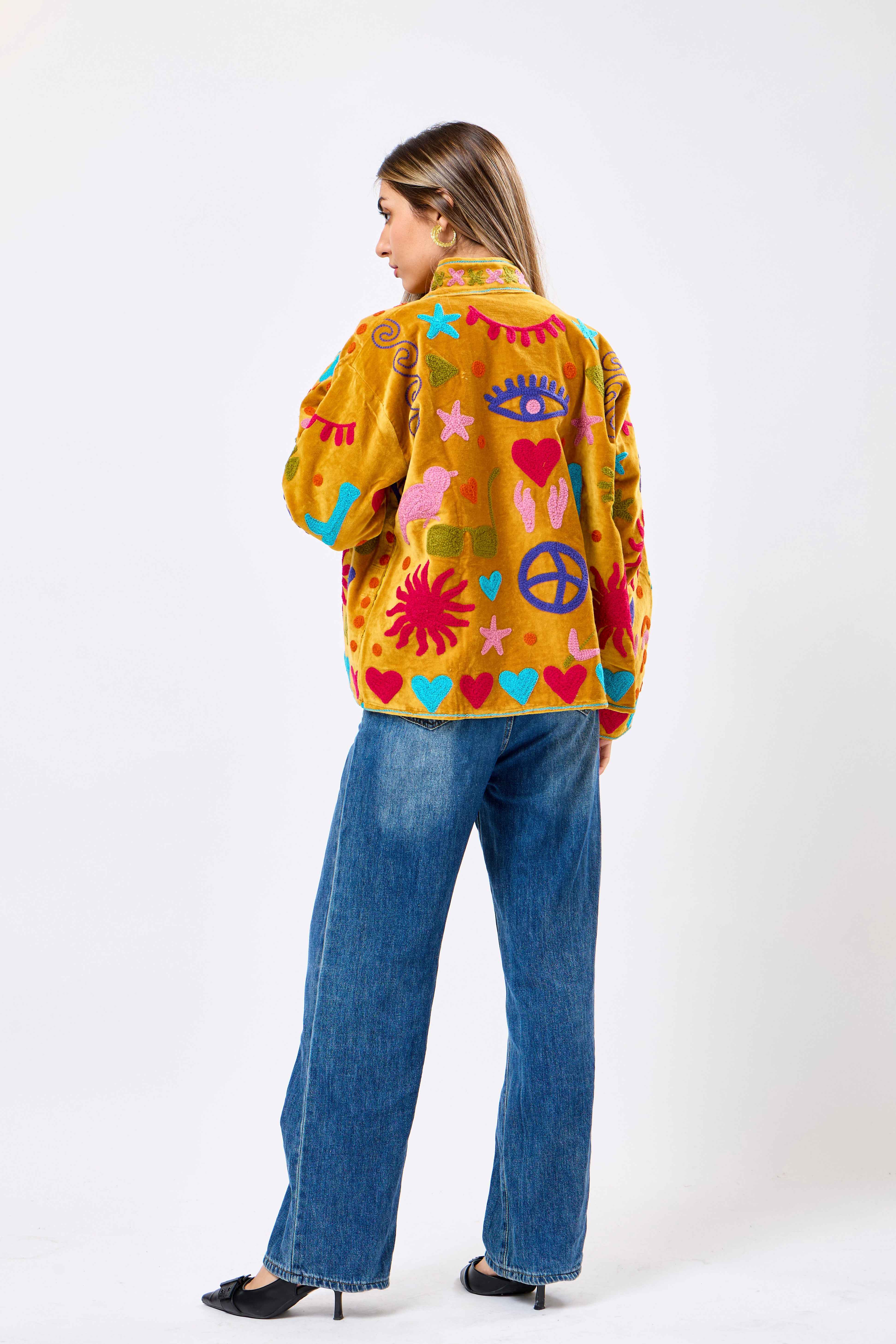 Image of Valora Short Velvet Jacket
