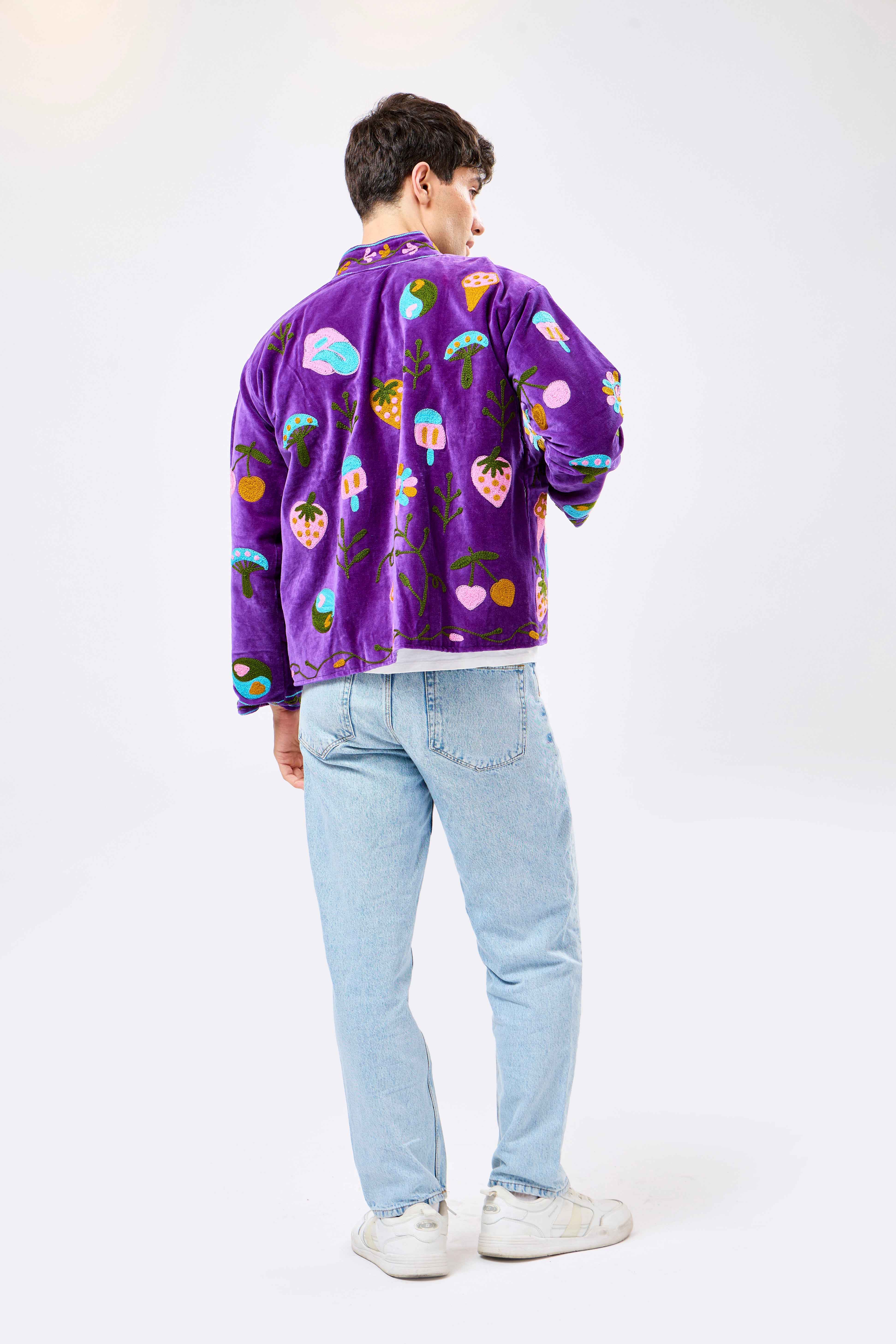 Image of Virello Short Velvet Jacket