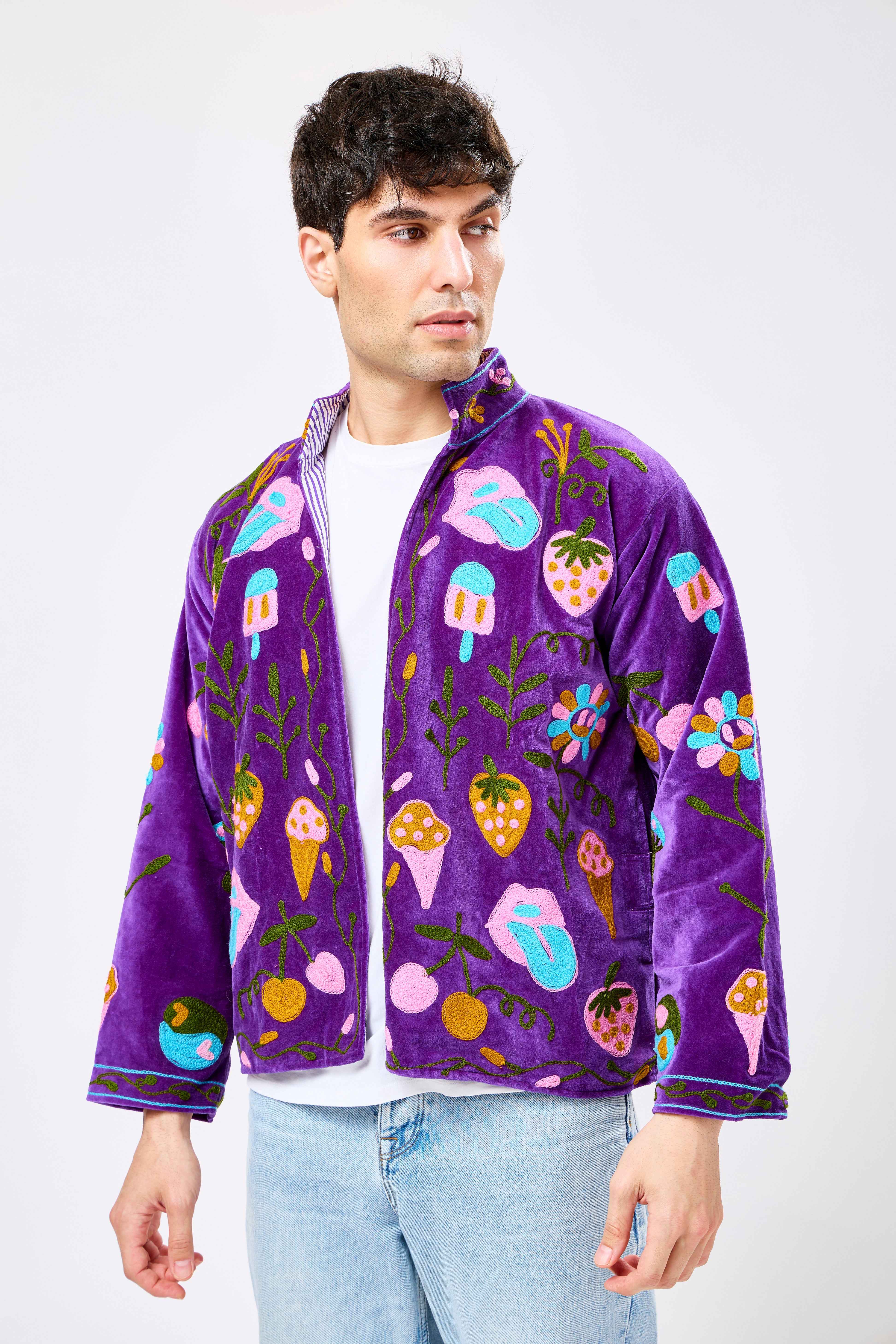 Image of Virello Short Velvet Jacket