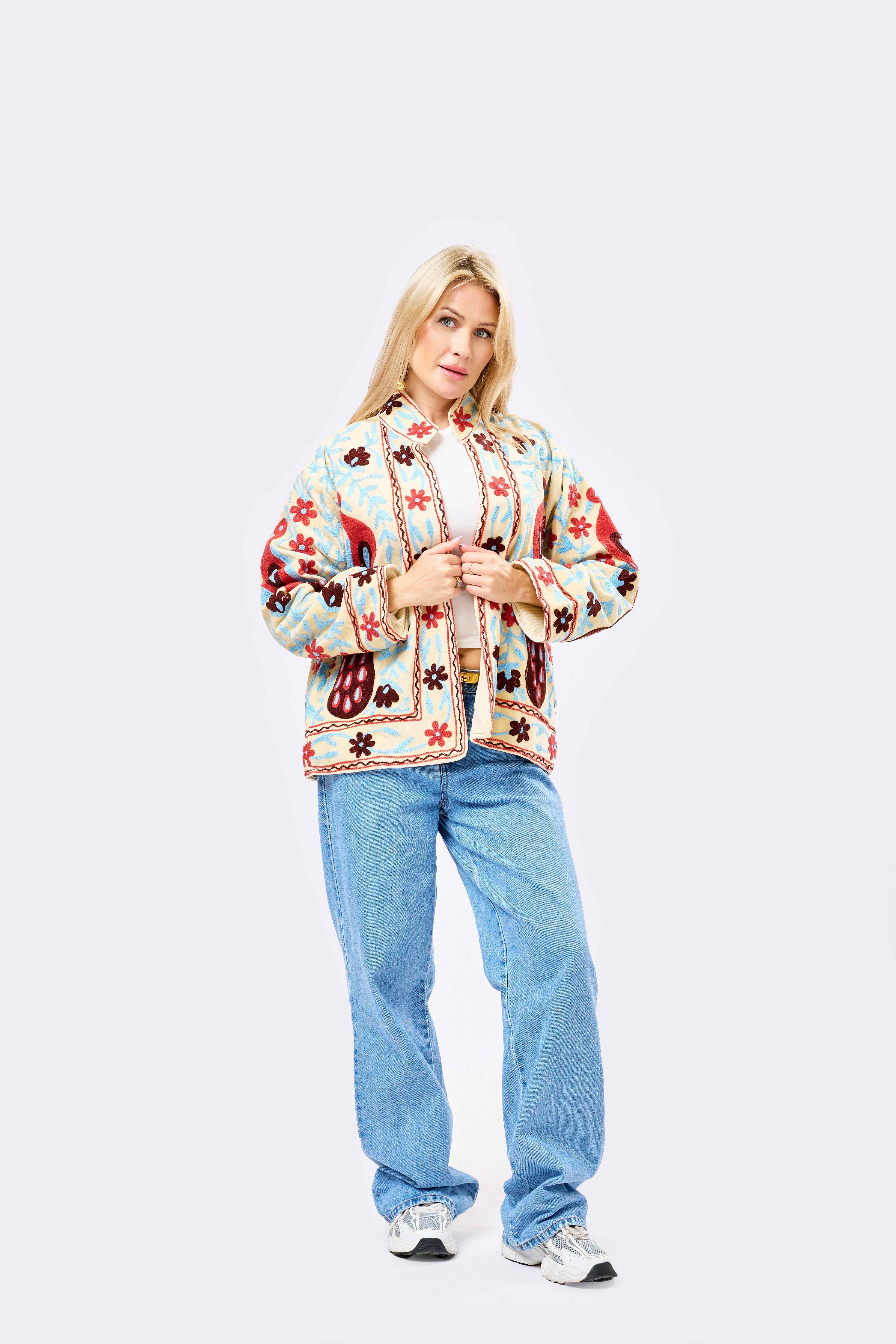 Image of Elvaraeh Short Velvet Jacket