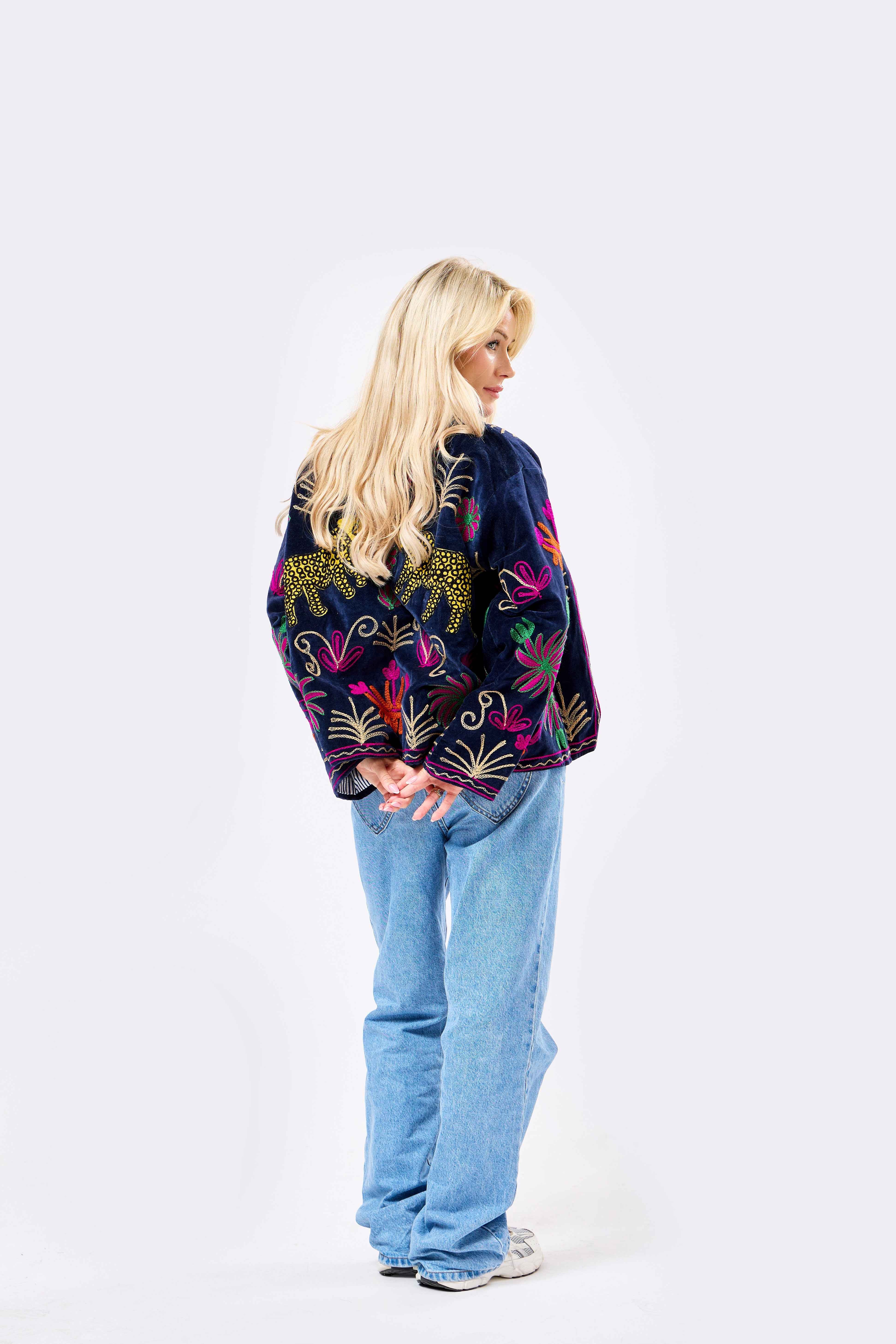 Image of Noctira Short Velvet Jacket