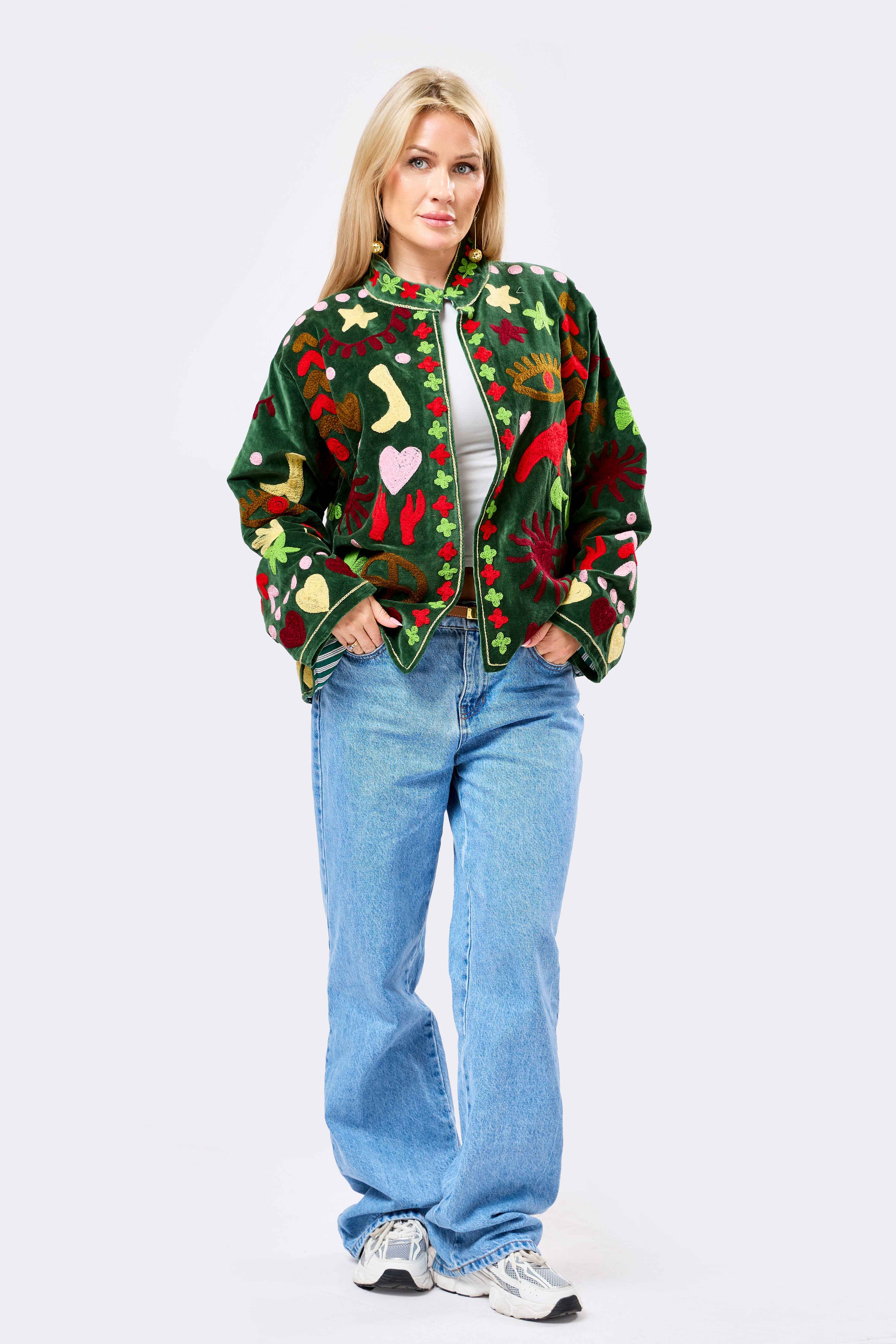 Image of Verdara Short Velvet Jacket