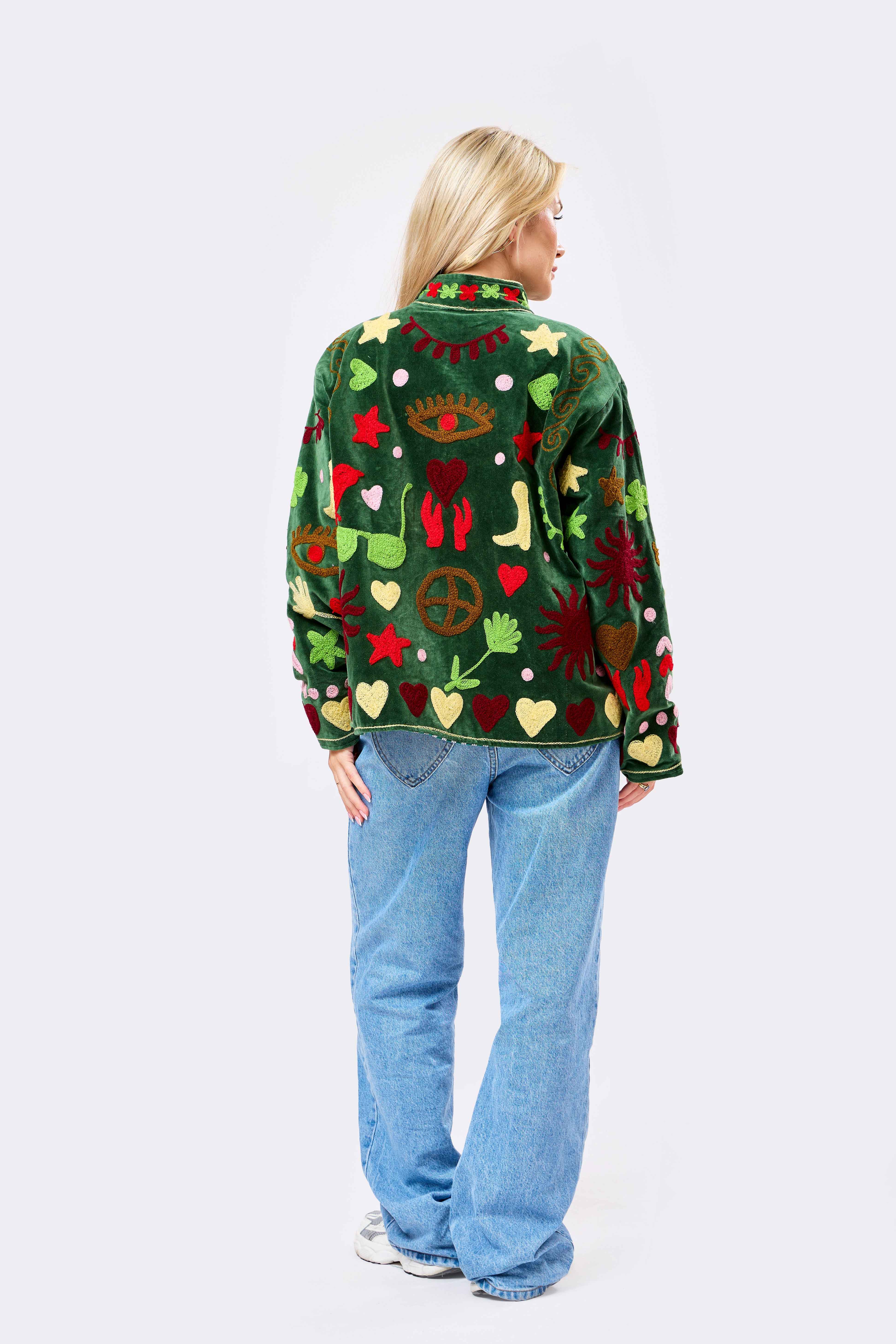 Image of Verdara Short Velvet Jacket