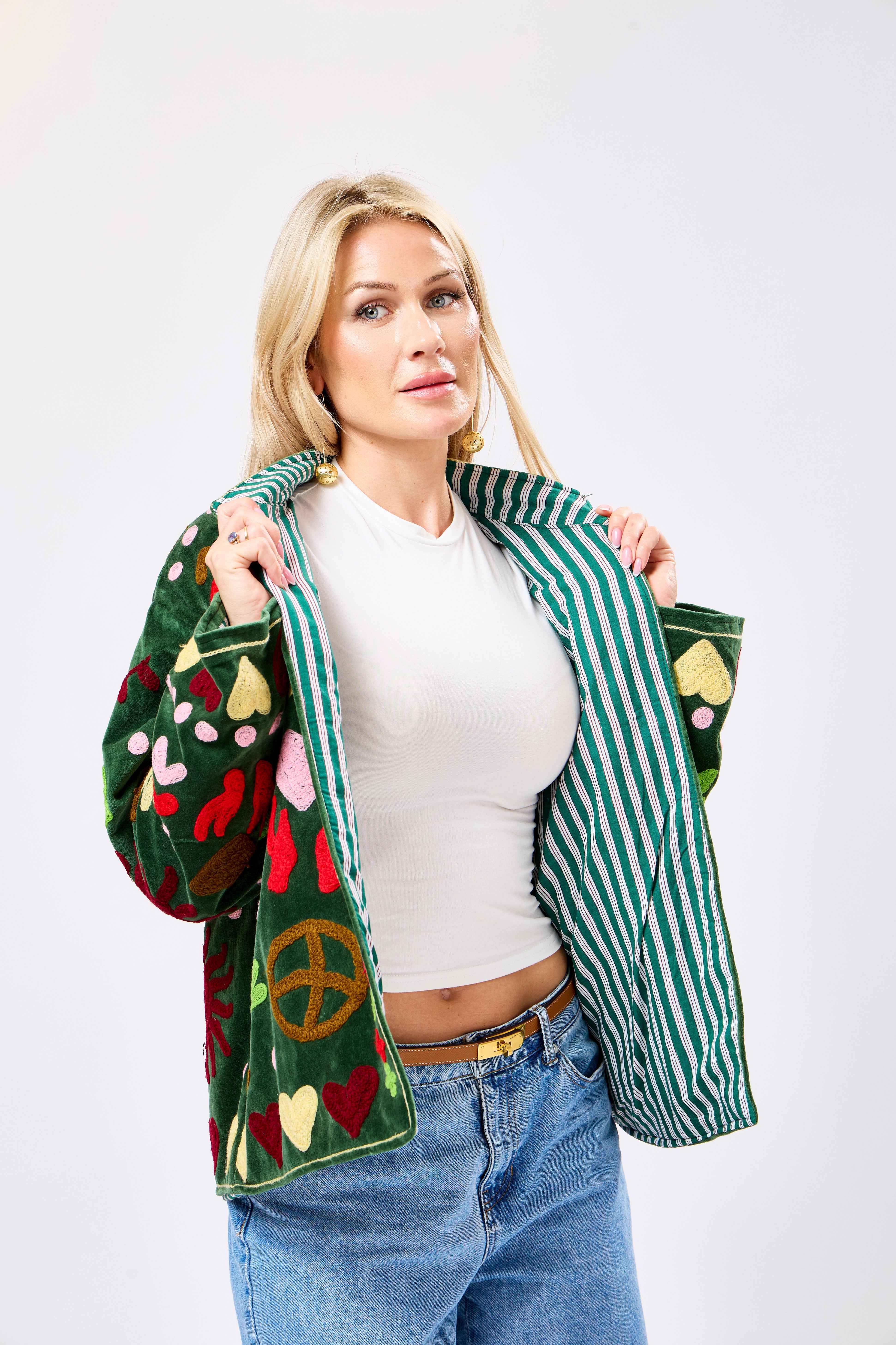 Image of Verdara Short Velvet Jacket