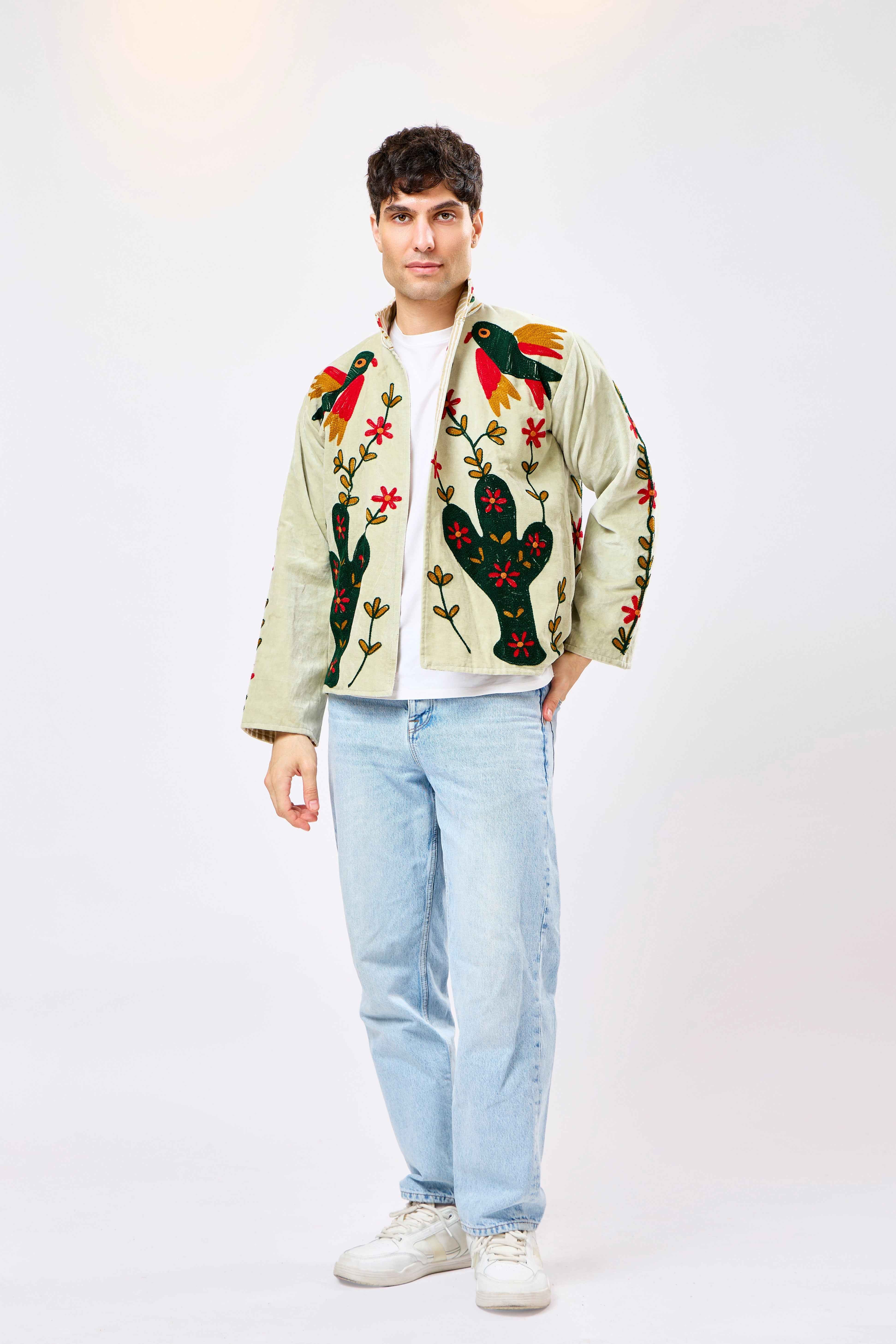 Image of Calyros Short Velvet Jacket
