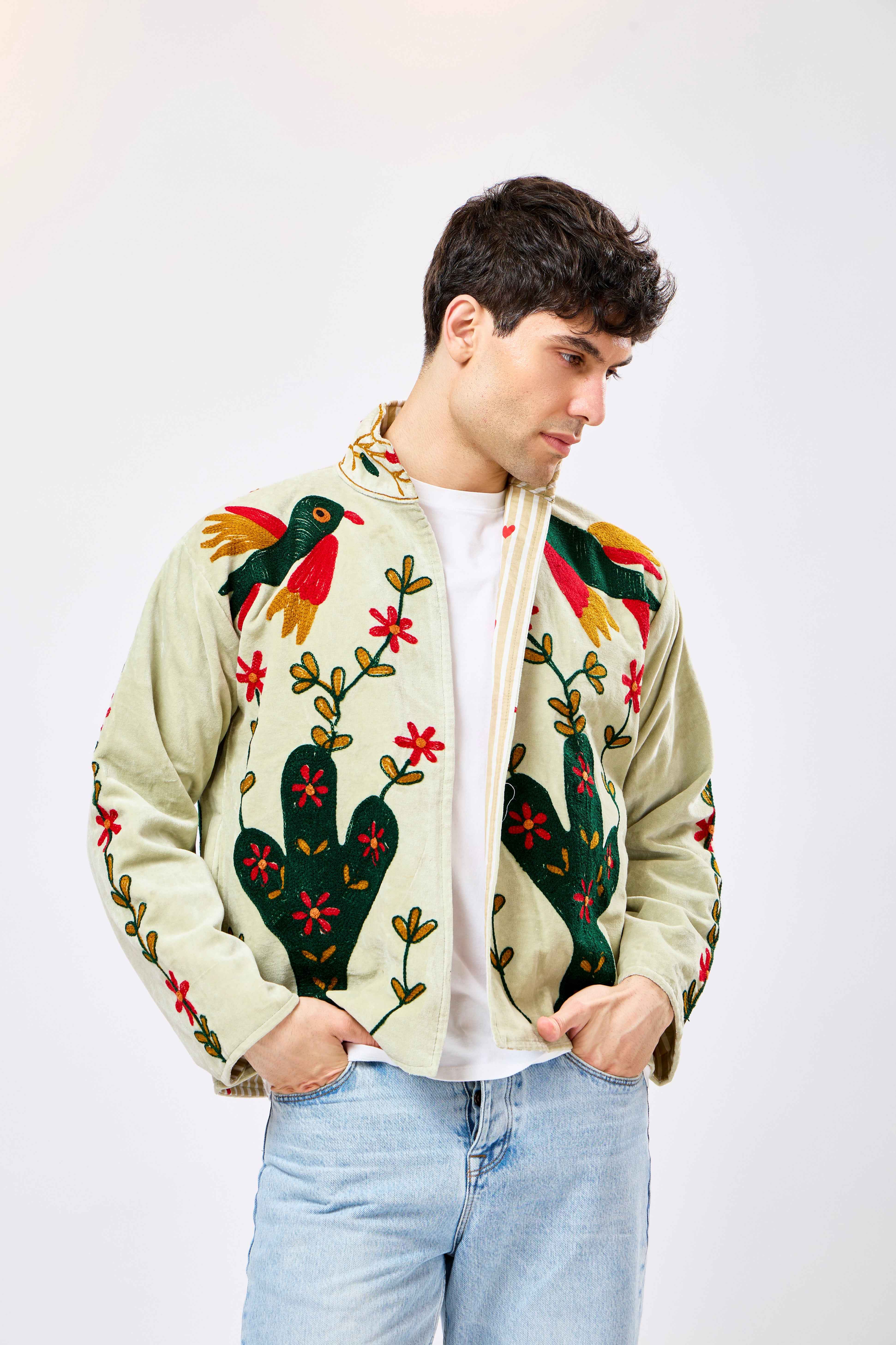 Aurevyn Short Velvet Jacket - MIXD