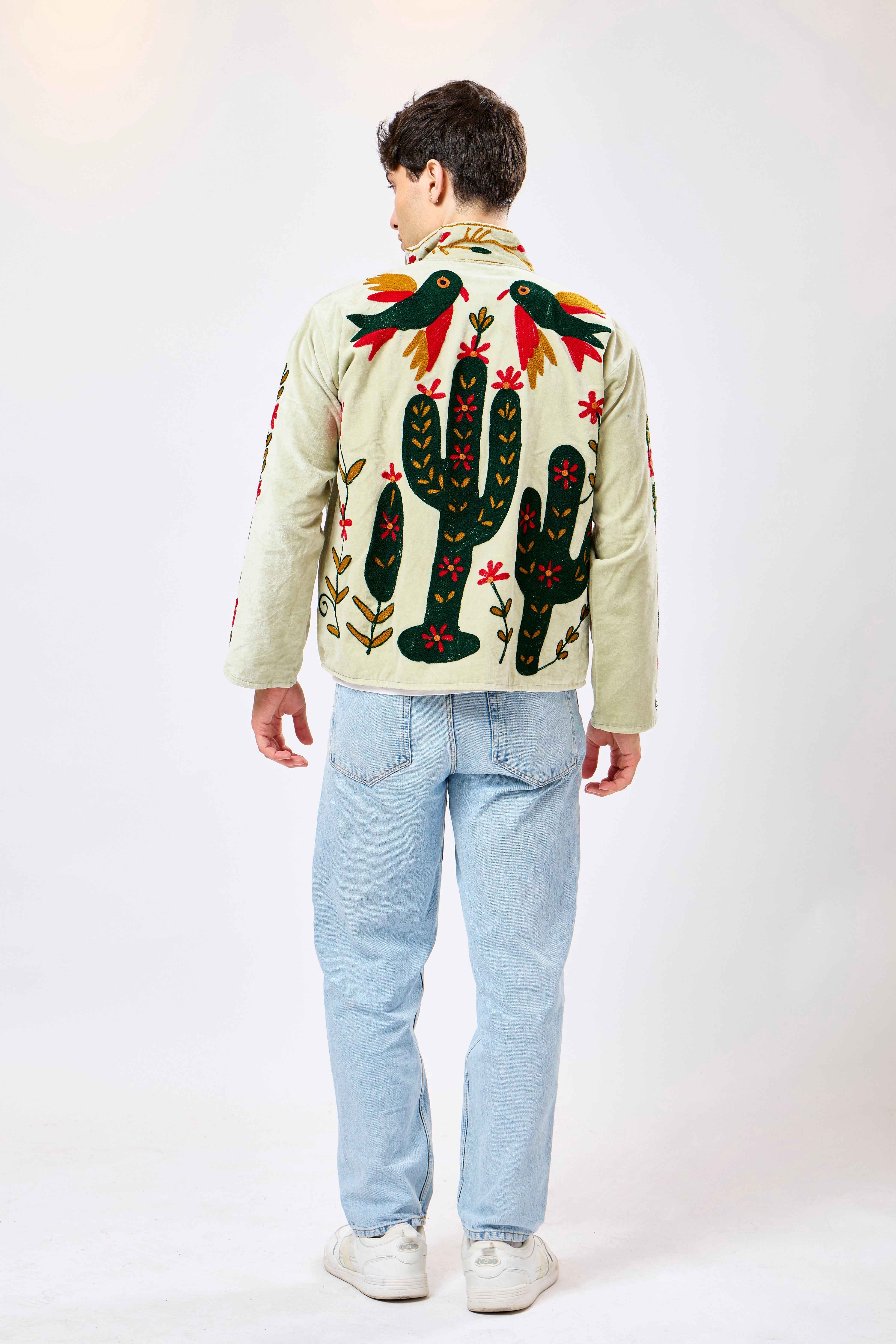 Image of Calyros Short Velvet Jacket