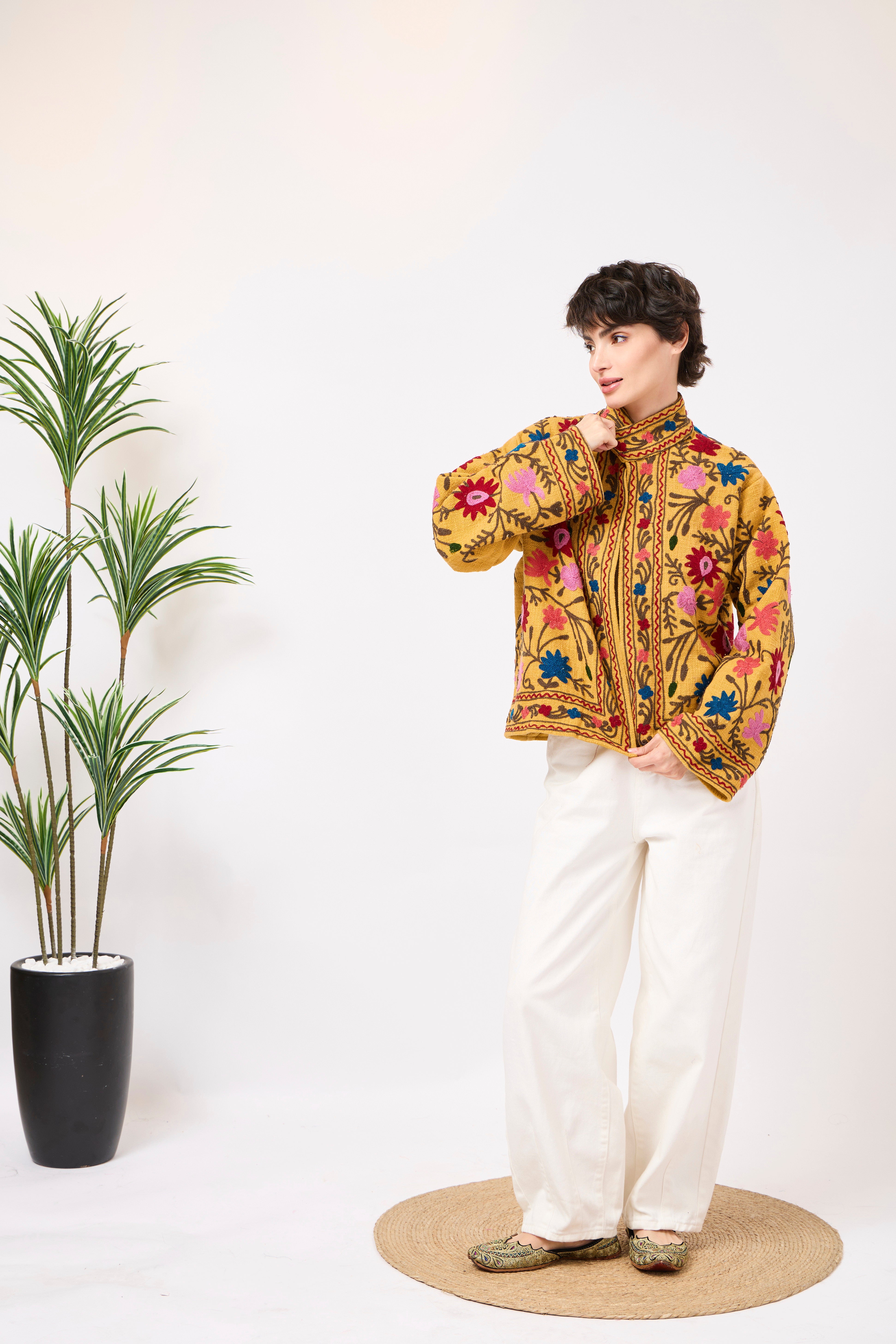 Image of Marigold Jute Jacket - MIXD