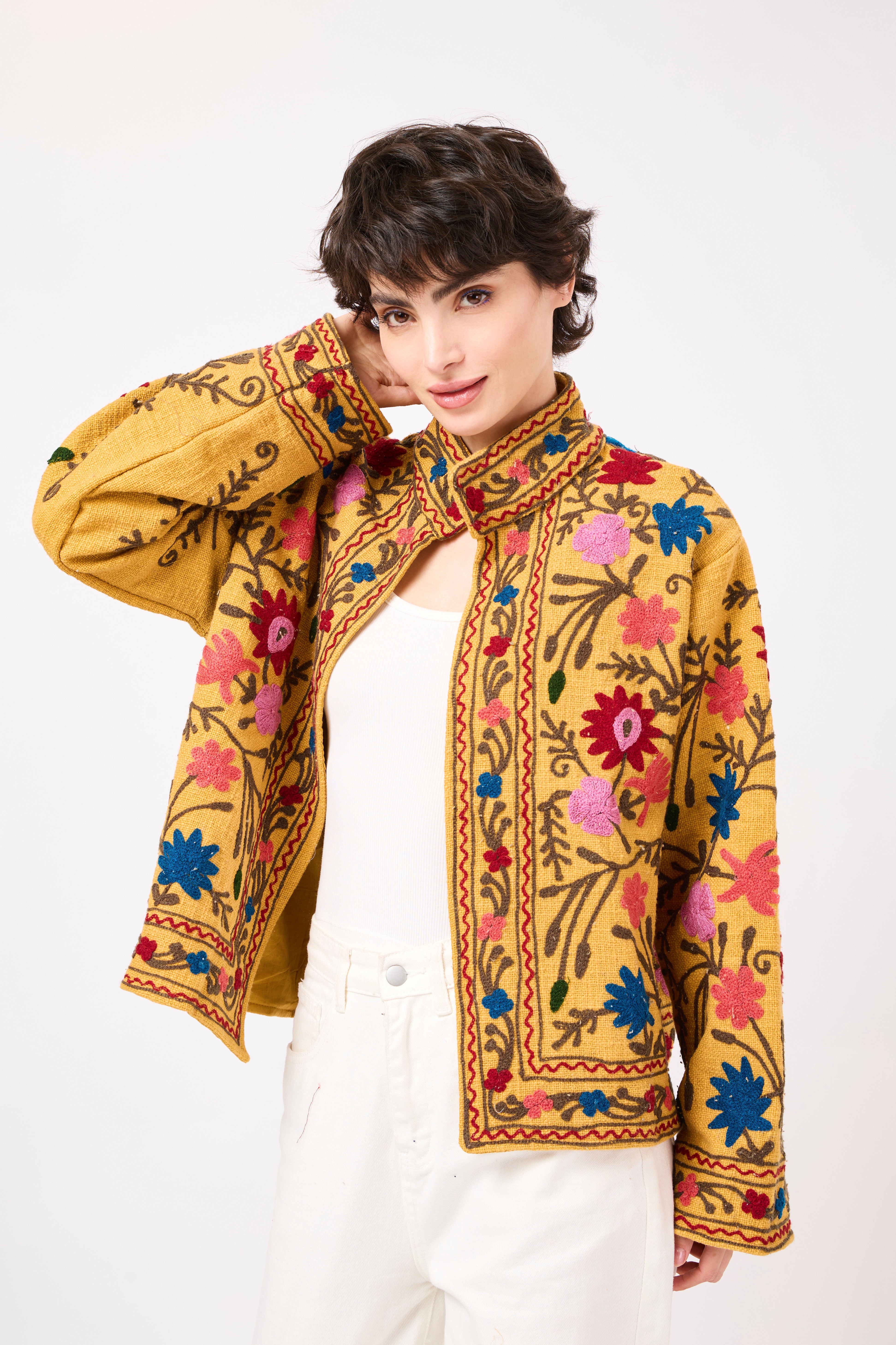 Image of Marigold Jute Jacket - MIXD