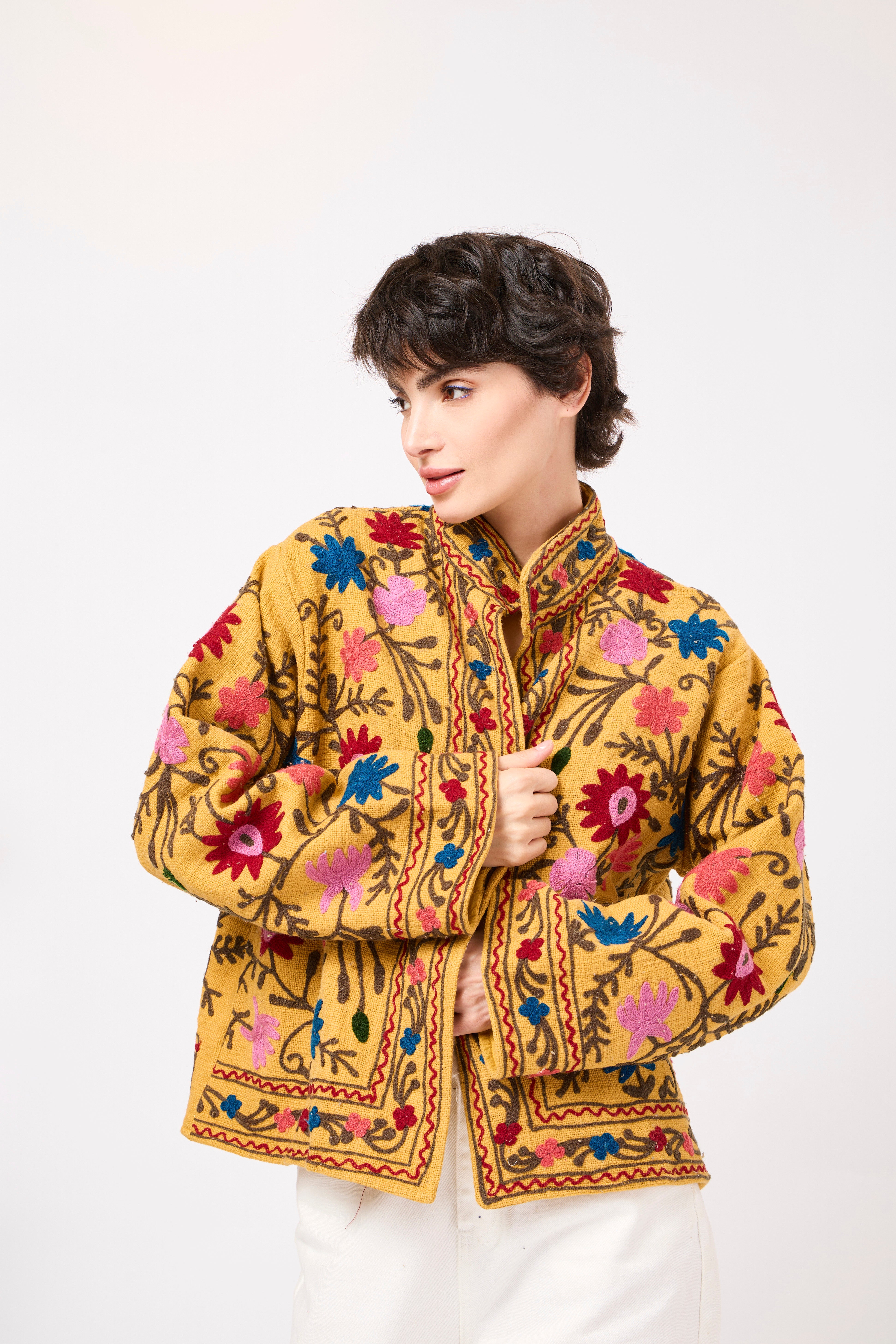 Image of Marigold Jute Jacket - MIXD